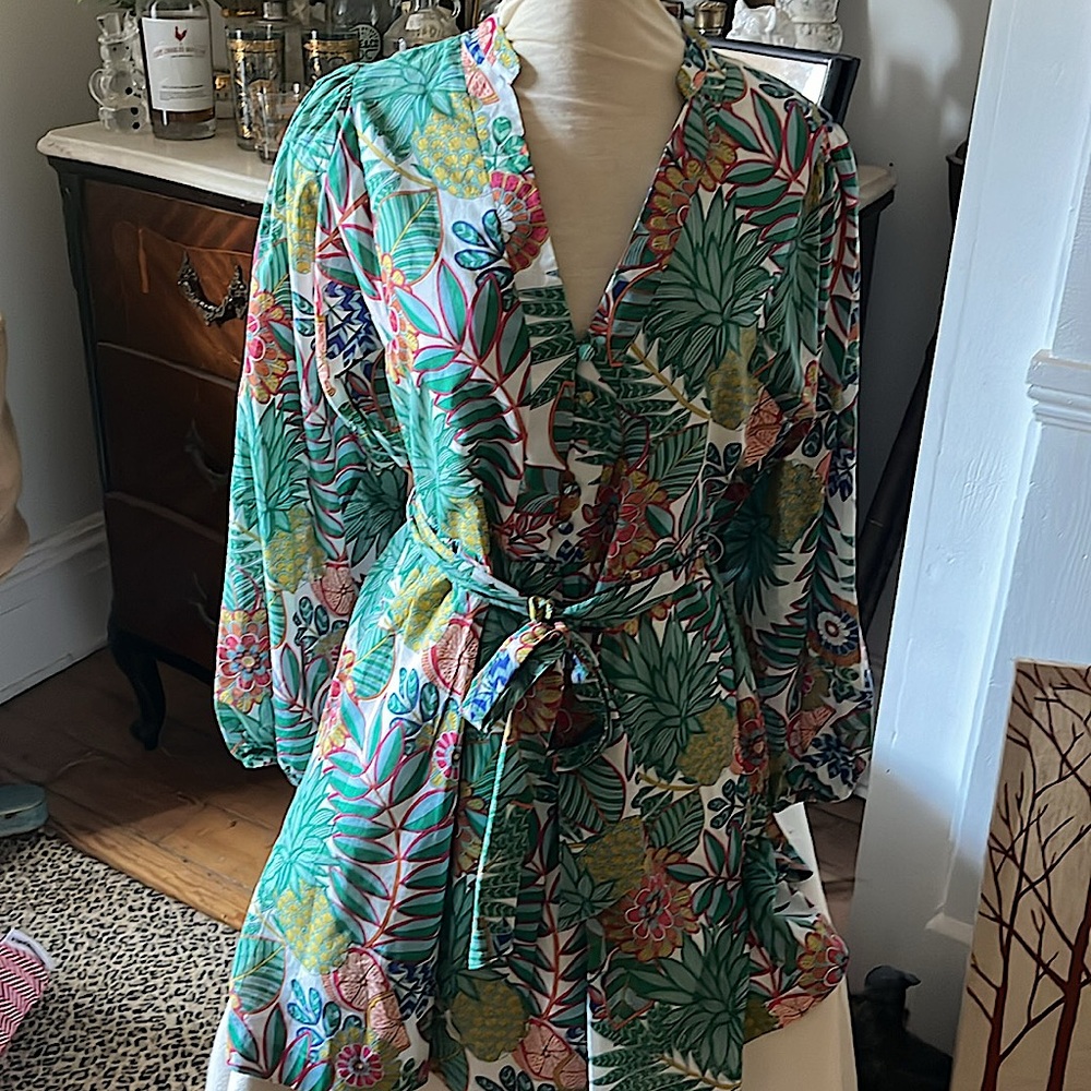 Boden Multicolor Floral Dress